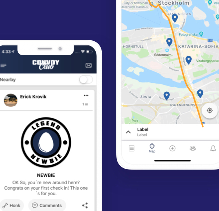 Mobile App & Website project ConvoyClub